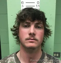 Mugshot of CASEN MARTIN YOUNG booked in Bryan County, Oklahoma on March 21, 2026