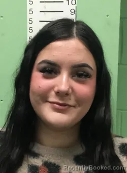 Mugshot of NATALIE SUE BYERS booked in Bryan County, Oklahoma on March 31, 2026