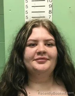 Mugshot of ALIVIA JADE SHEFFIELD booked in Bryan County, Oklahoma on April 4, 2026