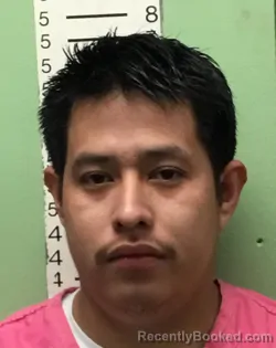 Mugshot of GABRIEL SANCHEZ SANCHEZ booked in Bryan County, Oklahoma on May 17, 2026