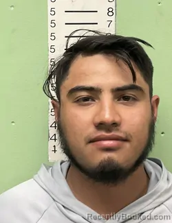 Mugshot of LUIS JAVIER VERA FUENTES booked in Bryan County, Oklahoma on June 30, 2026