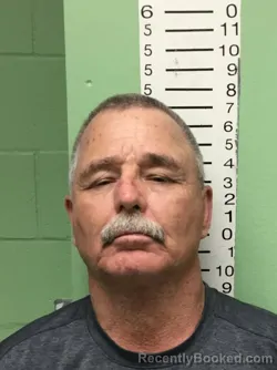 Mugshot of Donald Lee Ray booked in Bryan County, Oklahoma on August 6, 2026