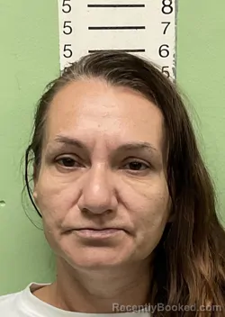 Mugshot of Ksenia Urevna Gubareva booked in Bryan County, Oklahoma on August 24, 2026