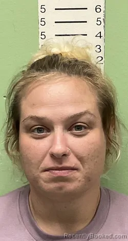 Mugshot of Samantha Darnelle Harrington booked in Bryan County, Oklahoma on August 25, 2026