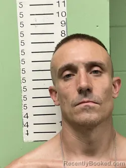 Booking photo from Bryan County, Oklahoma