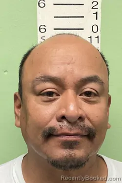 Mugshot of Jorge Vizuet booked in Bryan County, Oklahoma on August 31, 2026