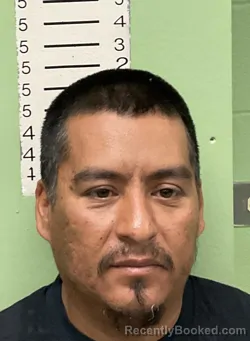 Mugshot of Humberto Alejandro Guerrero Martinez booked in Bryan County, Oklahoma on October 10, 2026
