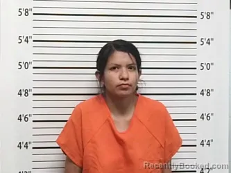 Mugshot of GAYLA DESTINEY HUGAR booked in Caddo County, Oklahoma on March 17, 2026