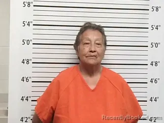 Mugshot of KATHY HUNTER booked in Caddo County, Oklahoma on March 31, 2026