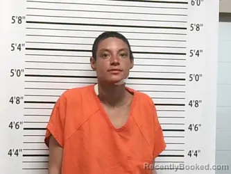 Mugshot of KALYN RANIECE REYES booked in Caddo County, Oklahoma on April 25, 2026