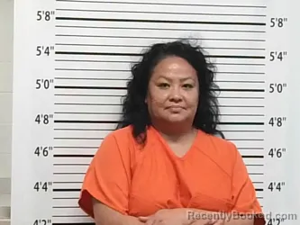 Mugshot of ANDREIA KATE WALKER booked in Caddo County, Oklahoma on June 3, 2026