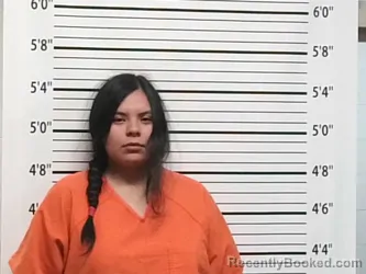 Mugshot of HAILEY CHALEPAH booked in Caddo County, Oklahoma on June 25, 2026