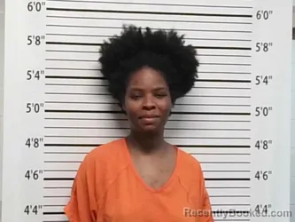 Mugshot of Deija Sanders booked in Caddo County, Oklahoma on August 6, 2026