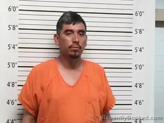 Mugshot of Ramiro Moreno Jimenez booked in Caddo County, Oklahoma on August 16, 2026