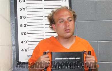 Booking photo from Canadian County, Oklahoma