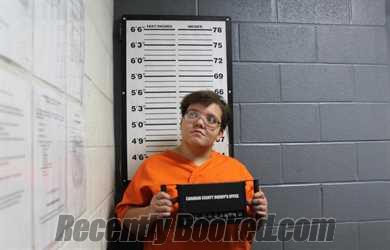 Booking photo from Canadian County, Oklahoma