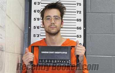 Booking photo from Canadian County, Oklahoma