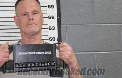 Booking photo from Canadian County, Oklahoma