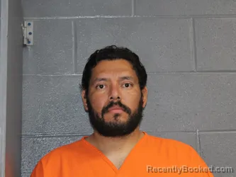 Mugshot of MIGUEL ANGEL ADAN ALBARRAN booked in Canadian County, Oklahoma on April 28, 2026