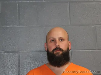 Mugshot of DUSTIN WILLIAM TEAGUE booked in Canadian County, Oklahoma on April 28, 2026