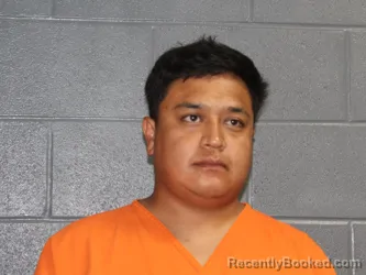Mugshot of OLIVER ELIZANDRO GARCIA ARANA booked in Canadian County, Oklahoma on June 23, 2026