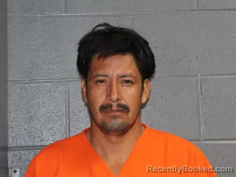 Mugshot of Wualter Agusto Lopez Avelarde booked in Canadian County, Oklahoma on August 14, 2026