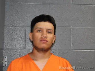 Mugshot of Andres Martinez Velasco booked in Canadian County, Oklahoma on August 24, 2026