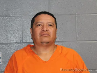 Mugshot of Roberto Carlos Mendoza booked in Canadian County, Oklahoma on August 25, 2026