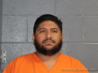 Mugshot of Heyner Adorain Giron Lopez booked in Canadian County, Oklahoma on August 26, 2026