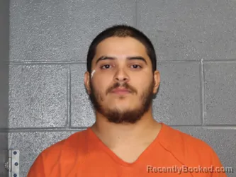 Mugshot of William Bohanerge Aleman Cordova booked in Canadian County, Oklahoma on August 27, 2026