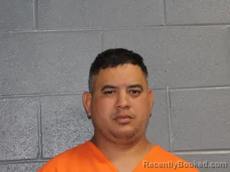 Mugshot of Joel Alberto Villavicencio-Bravo booked in Canadian County, Oklahoma on August 28, 2026