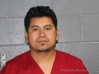 Mugshot of Jose Demeza Arcos booked in Canadian County, Oklahoma on August 28, 2026
