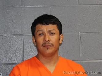 Mugshot of Moreno Pina Lino booked in Canadian County, Oklahoma on August 29, 2026