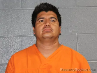 Mugshot of David Recendiz Alvarez booked in Canadian County, Oklahoma on September 13, 2026