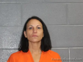 Mugshot of Mindy Rae Allen booked in Canadian County, Oklahoma on October 1, 2026