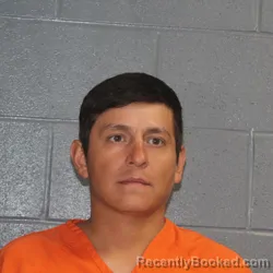 Mugshot of Cristoval Rene Saldana booked in Canadian County, Oklahoma on October 23, 2026