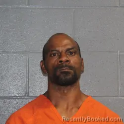 Mugshot of Derrick Dewayne Seamster booked in Canadian County, Oklahoma on October 23, 2026