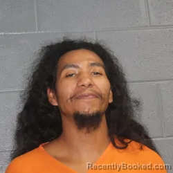 Mugshot of Christian Letrell Little Thunder booked in Canadian County, Oklahoma on October 24, 2026