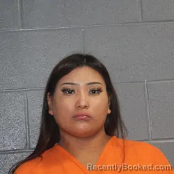 Mugshot of Destiny Alicia Mary Bert booked in Canadian County, Oklahoma on October 25, 2026