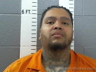 Mugshot of ISHMAEL JUAN RAYMOND-BROWN booked in Carter County, Oklahoma on March 22, 2026