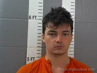 Mugshot of Jaxsen Alexander Melton booked in Carter County, Oklahoma on August 24, 2026