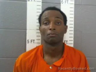 Mugshot of Malik Daquan Mitchell booked in Carter County, Oklahoma on August 25, 2026
