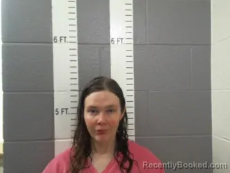 Mugshot of Ashley Linda Rhyne booked in Carter County, Oklahoma on September 29, 2026