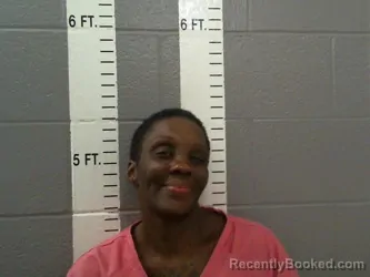 Mugshot of Lajasmine Nicolie Kirk booked in Carter County, Oklahoma on October 8, 2026