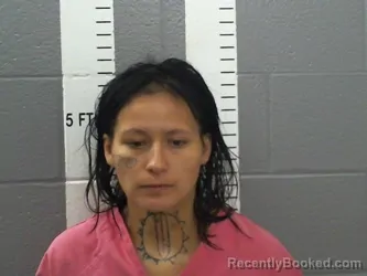 Mugshot of Danielle Laray Cruse booked in Carter County, Oklahoma on October 22, 2026
