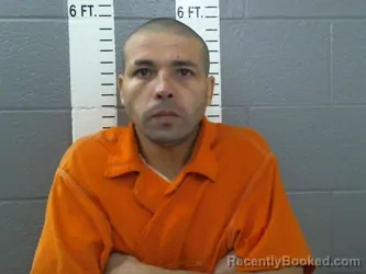 Mugshot of Juan Gabriel Barrientos booked in Carter County, Oklahoma on October 25, 2026