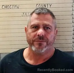 Mugshot of MATTHEW WAYNE DOLLAR booked in Choctaw County, Oklahoma on March 23, 2026