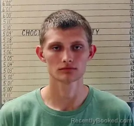 Mugshot of BROC HAYDEN ELVINGTON booked in Choctaw County, Oklahoma on March 30, 2026