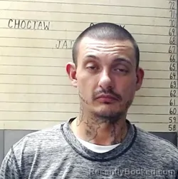 Mugshot of DOUG CURTIS WETHINGTON booked in Choctaw County, Oklahoma on March 30, 2026