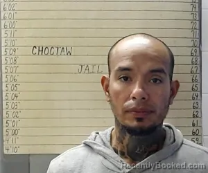 Mugshot of DOMINGO ARENCIBIA booked in Choctaw County, Oklahoma on April 1, 2026